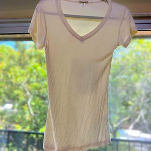 Chances R, cream, very comfortable light fabric top